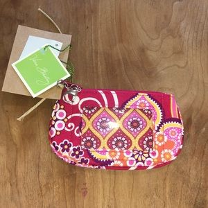 NWT- zip ID case- raspberry fizz